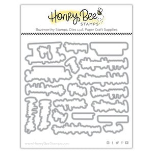 Honey Bee - PICKUP LINES Sentiments - Dies Set