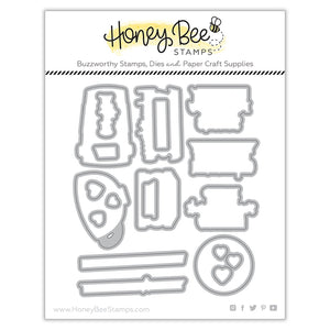 Honey Bee - LOVE YOU S'MORE - Dies set