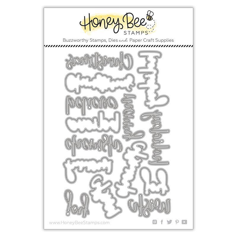 Honey Bee - BITTY BUZZWORDS: HOLIDAYS - Dies Set