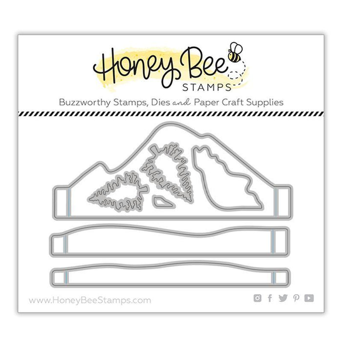 Honey Bee - A2 MOUNTAIN SCENE BUILDER Add-On - Dies Set