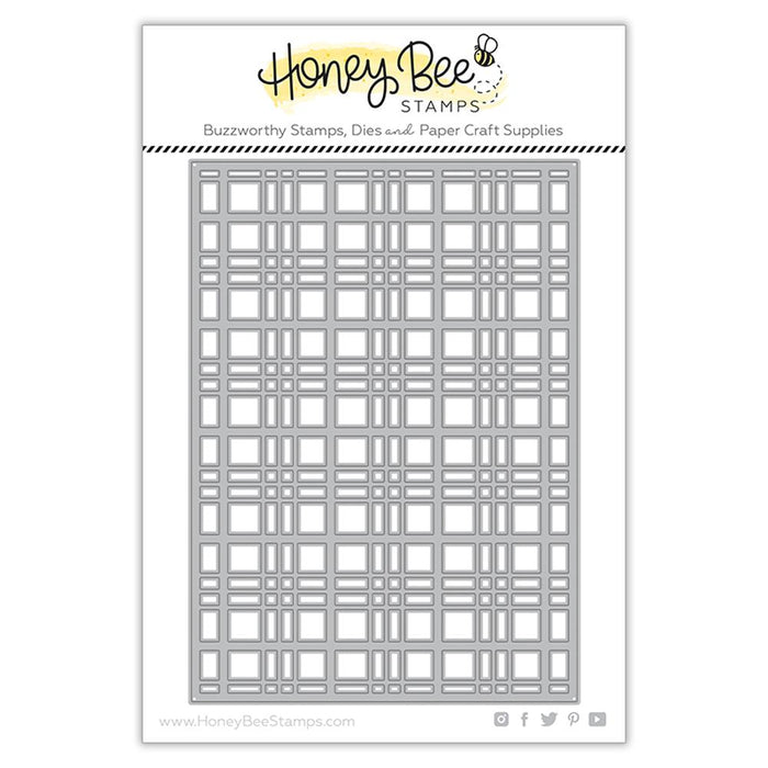 Honey Bee - Plaid A7 Cover Plate TOP - Dies set