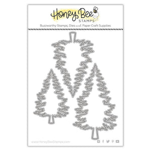 Honey Bee - PINE TREES - Dies Set