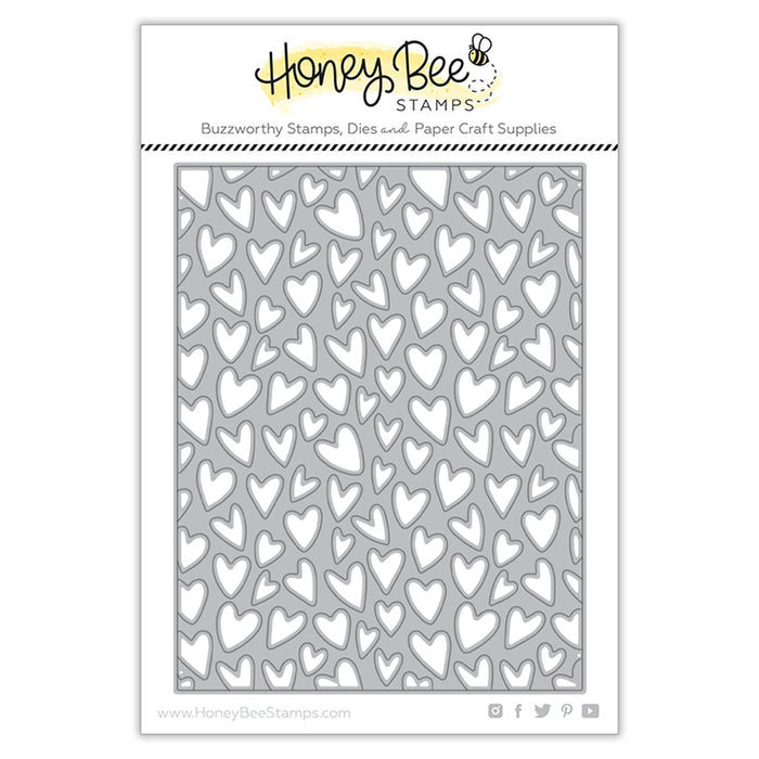 Honey Bee - WHIMSICAL HEARTS A2 Cover Plate - Die