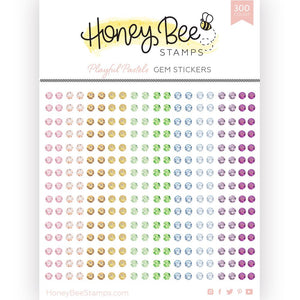 Honey Bee - PLAYFUL PASTELS - Gem Stickers