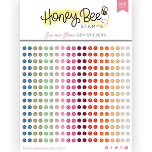 Honey Bee Stamps - SUMMER STEMS Gem Stickers - 300 Count