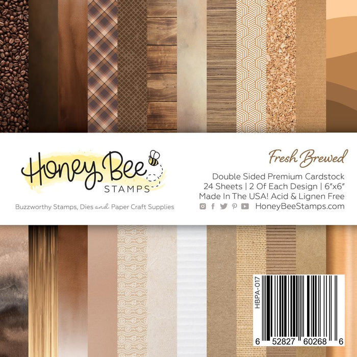 Honey Bee - FRESH BREWED- Paper Pad 6x6