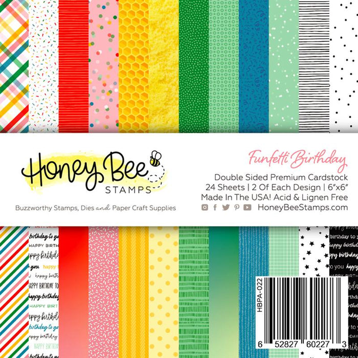 Honey Bee - FUNFETI BIRTHDAY - 6x6 Paper Pack