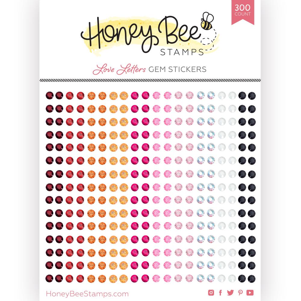 Honey Bee Stamps - LOVE LETTERS Gem Stickers - 300 Count – Hallmark  Scrapbook
