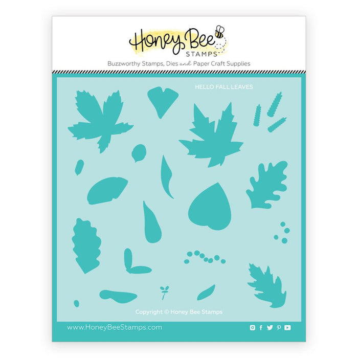 Honey Bee - HELLO FALL - Background Stencil