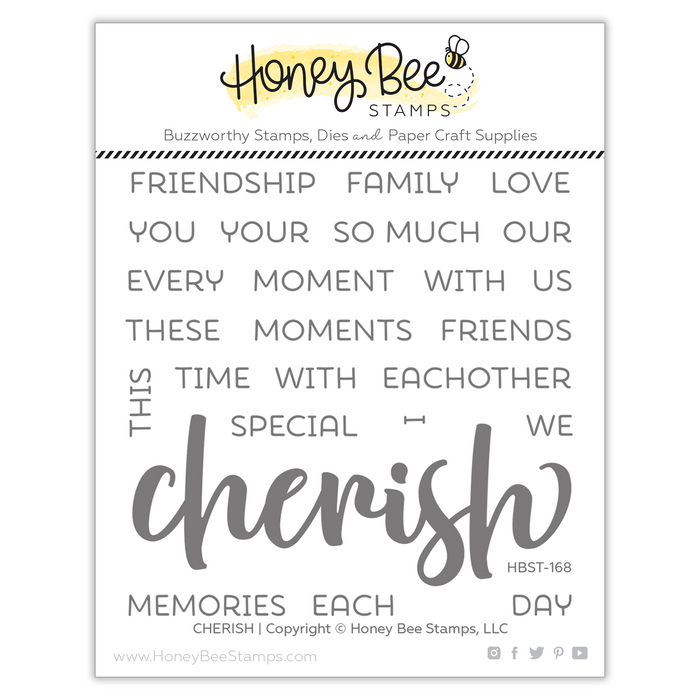 Honey Bee Stamps - CHERISH - Stamp Set