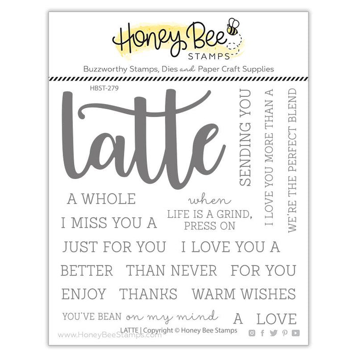 Honey Bee - LATTE - Stamp Set