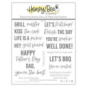 Honey Bee - KISS THE COOK - Stamps Set