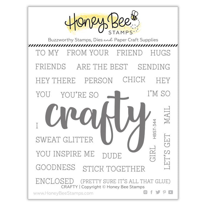 Honey Bee - CRAFTY - Stamps Set - 20% OFF!