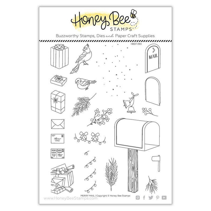 Honey Bee - MERRY MAIL - Stamps Set