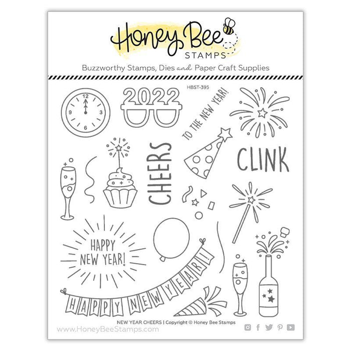 Honey Bee - NEW YEAR CHEER - Stamps Set