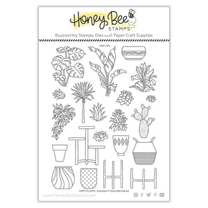 Honey Bee - HAPPY PLANTS - Stamps set