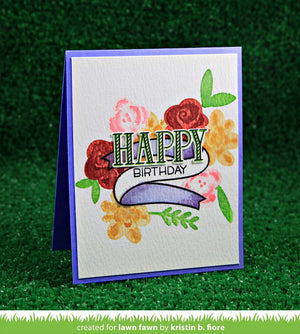 Lawn Fawn - HAPPY HAPPY HAPPY - Clear Stamps set