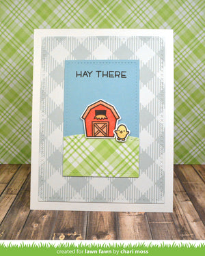 Lawn Fawn - HAY THERE - Clear Stamps Set