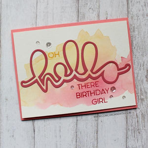 Concord & 9th - SAY HELLO Stamps set - 40% OFF!