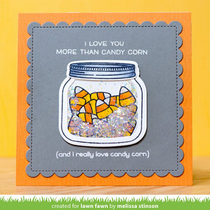 Lawn Fawn - How you Bean? CANDY CORN Add-On - Clear Stamps Set *