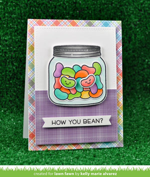 Lawn Fawn - HOW YOU BEAN? - Clear Stamps set