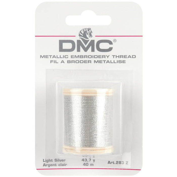 DMC - Metallic Embroidery Thread - SILVER