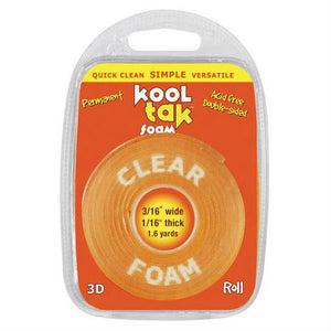 Kool Tak - 3D Foam Roll 1.6yds - Hallmark Scrapbook