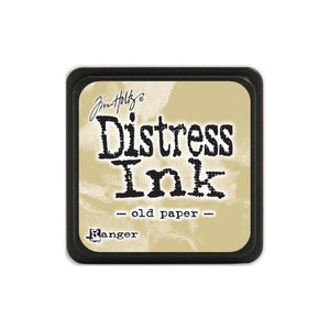 Tim Holtz Ranger Distress MINI Ink Pad - Old Paper - Hallmark Scrapbook