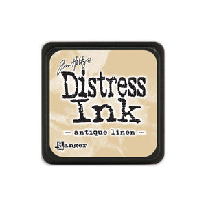 Tim Holtz Ranger Distress MINI Ink Pad - Antique Linen - Hallmark Scrapbook