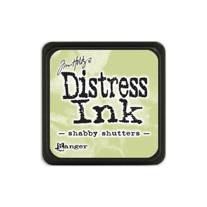 Tim Holtz Ranger Distress MINI Ink Pad - Shabby Shutters - Hallmark Scrapbook
