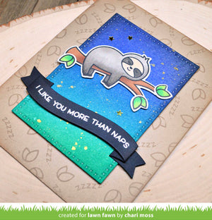 Lawn Fawn - I LIKE NAPS - Stamp Set
