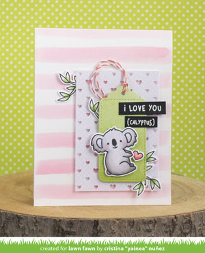 Lawn Fawn - I LOVE YOU(CALYPTUS) - Clear Stamps Set