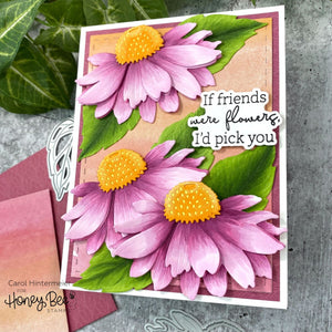 Honey Bee - MY FAVORITE FLOWER Sentiments - Stamps Set