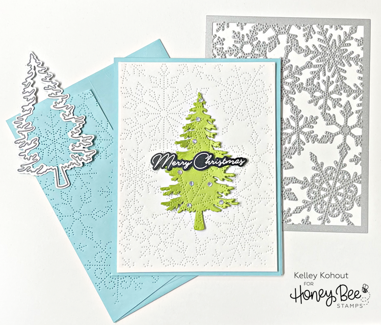 Honey Bee - Inside HOLIDAY Sentiments - Dies Set