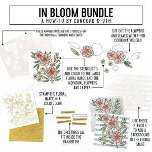 Concord & 9th - IN BLOOM - Stamps Set