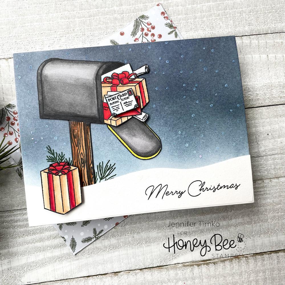 Honey Bee - Inside HOLIDAY Sentiments - Dies Set