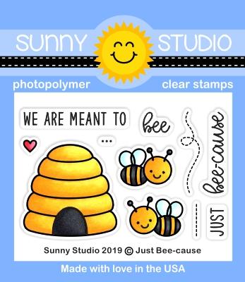 Sunny Studio - JUST BEE-CAUSE - Stamp Set