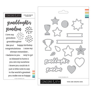 Concord & 9th - KIDS ARE GRAND - Stamps and Dies BUNDLE Set