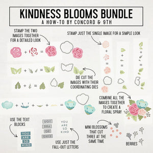 Concord & 9th - KINDNESS BLOOMS Dies Set