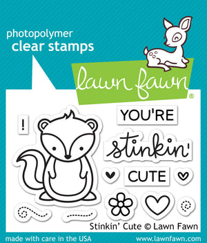 Lawn Fawn - STINKIN' CUTE - Stamps set - Hallmark Scrapbook - 1