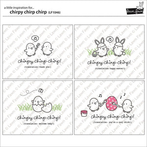 Lawn Fawn - CHIRPY CHIRP CHIRP - Clear STAMPS - Hallmark Scrapbook - 5