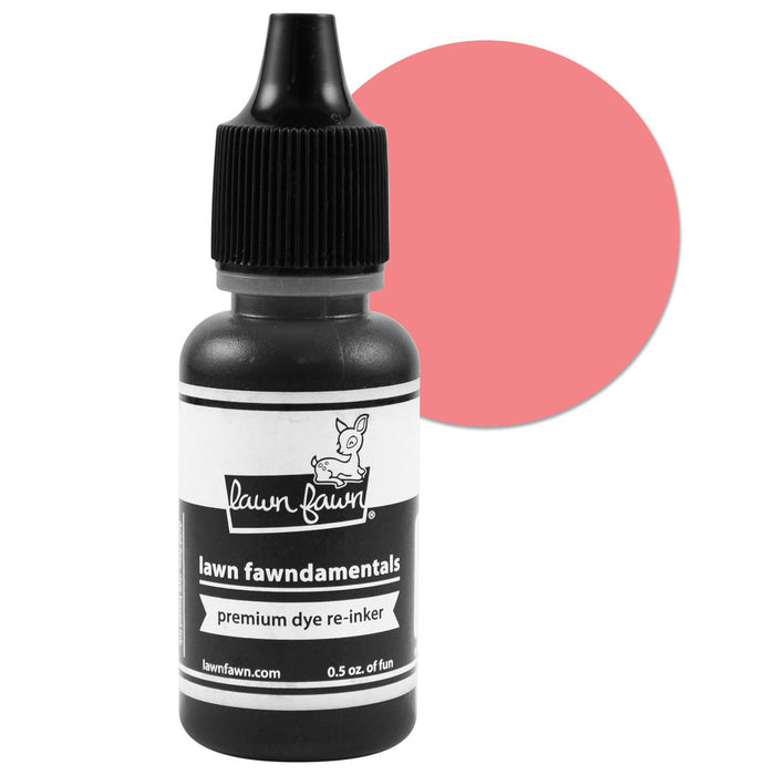 Lawn Fawn WILD ROSE Premium Dye Ink Pad - Reinker - Fawndamentals