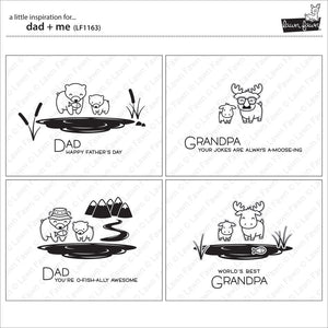 Lawn Fawn - DAD + ME - Stamps Set - Hallmark Scrapbook - 13