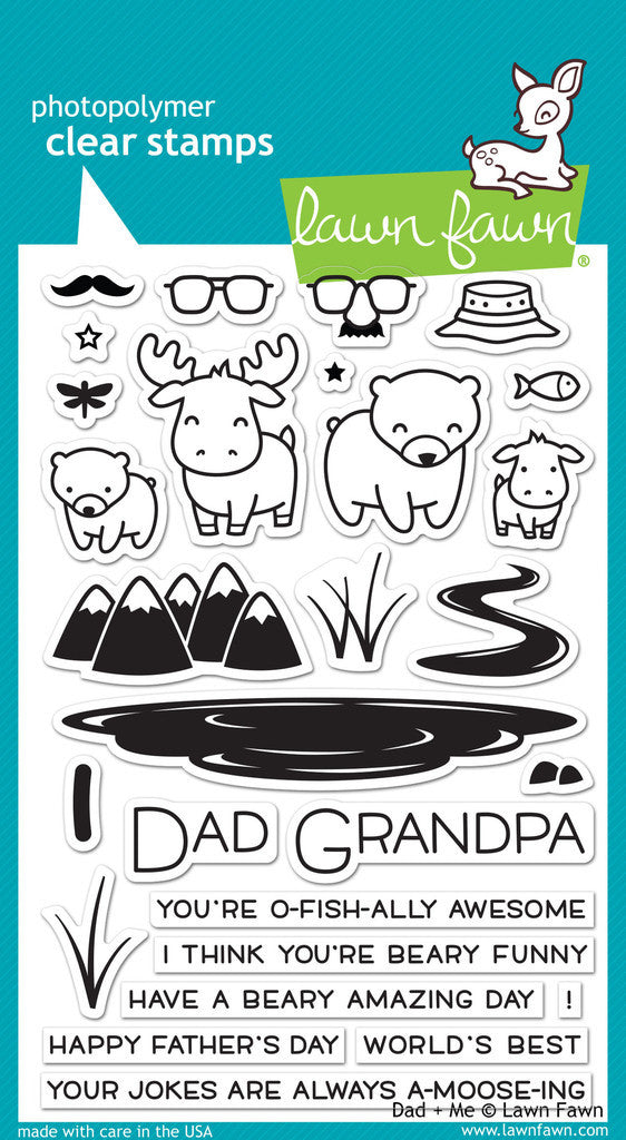 Lawn Fawn - DAD + ME - Stamps Set