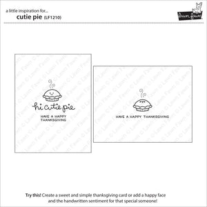 Lawn Fawn - CUTIE PIE - Stamp Set - Hallmark Scrapbook - 2