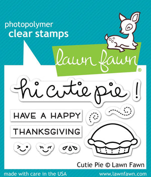 Lawn Fawn - CUTIE PIE - Stamp Set - Hallmark Scrapbook - 1