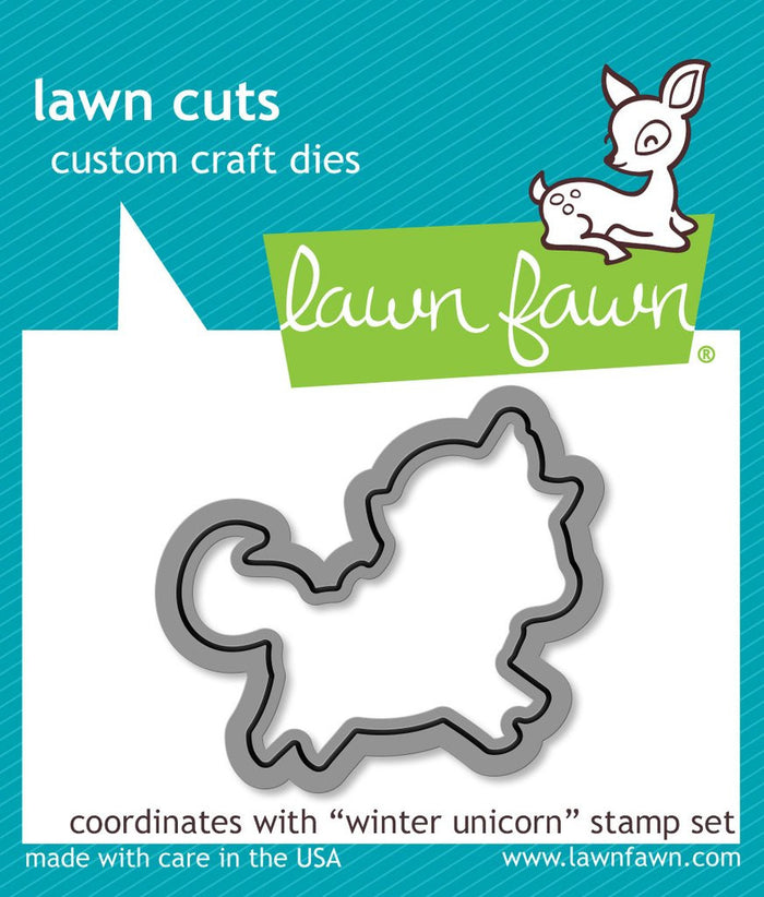Lawn Fawn - WINTER UNICORN - Lawn Cuts DIE