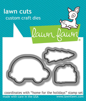 Lawn Fawn - HOME FOR THE HOLIDAYS - Lawn Cuts Dies - Hallmark Scrapbook - 1