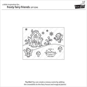 Lawn Fawn - FROSTY FAIRY FRIENDS - Stamp Set - Hallmark Scrapbook - 4