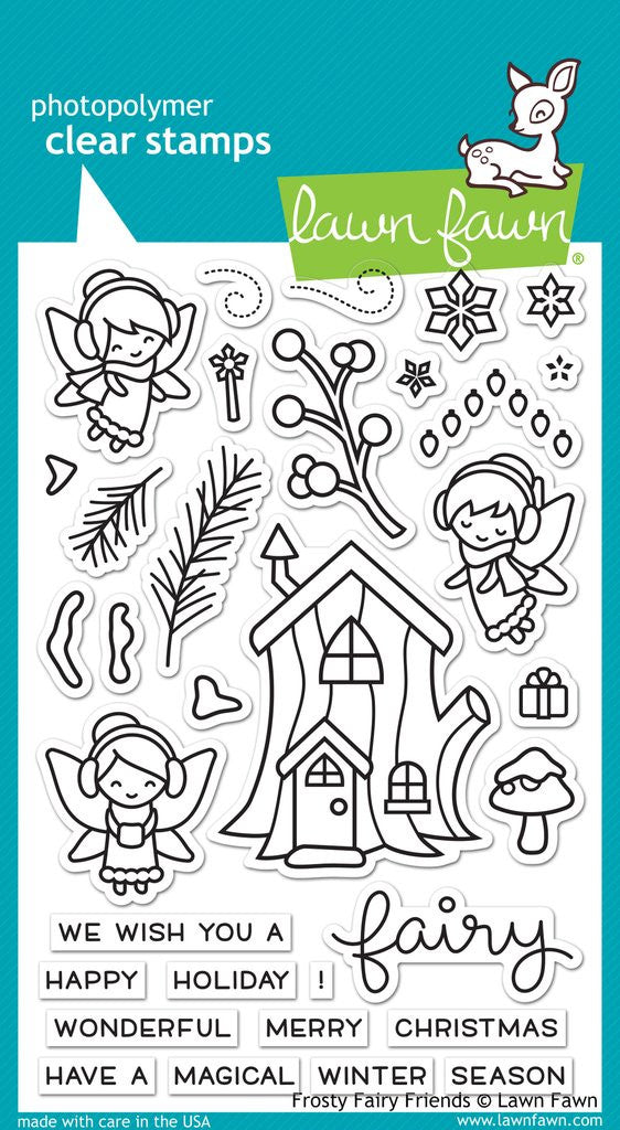 Lawn Fawn - FROSTY FAIRY FRIENDS - Stamp Set *